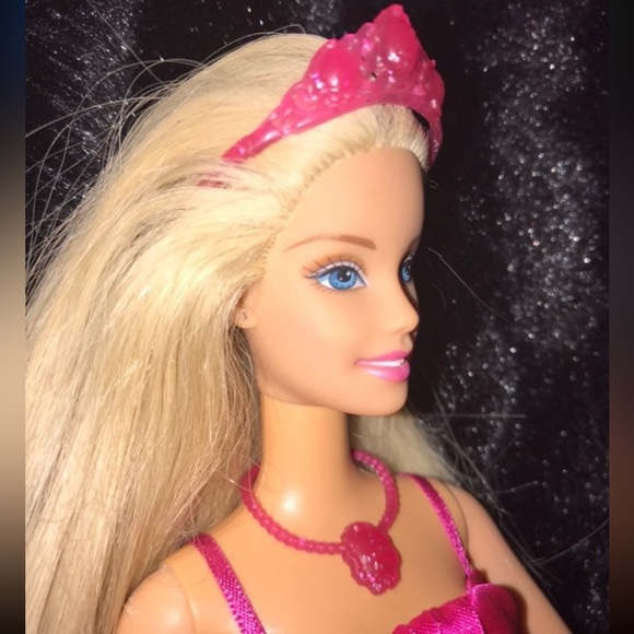 Happy Birthday Barbie 2009 PINK Happy Birthday Dress & 1988 Barbie by Mattel - Picture 2 of 12